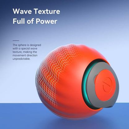 Rolling Ball Cat Toy – USB Rechargeable Interactive Pet Teaser